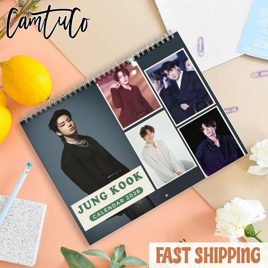 Discover BT.S Jk 2026 Calendar, BT.S Jk Monthly Wall Calendar, 2026 BT.S Jk Calendar ,Fan Gift