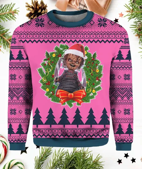 Chucky Doll Ugly Christmas Sweater