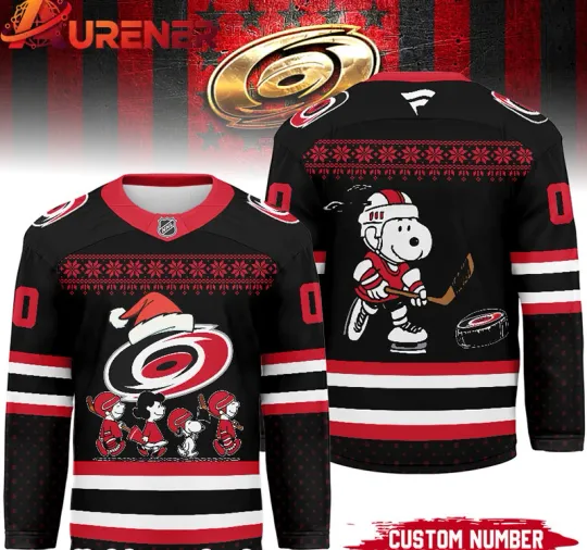 Discover Personalized Carolina Hurricane Nhl Peanuts Snoop Hockey Jersey