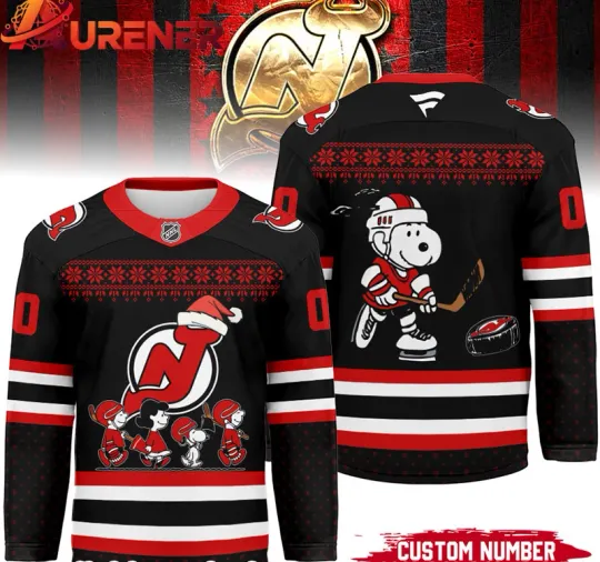 Discover Personalized New Jersey Devils Nhl Peanuts Snoop Hockey Jersey