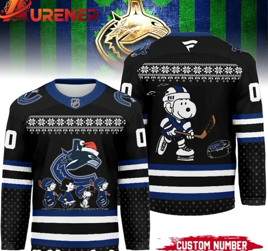 Discover Personalized Vancouver Canuck Nhl Peanuts Snoop Hockey Jersey