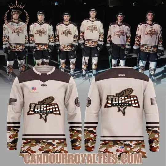 Discover Idaho 1Steelhead Military Appreciation Hockey Jersey Unisex S-5XL
