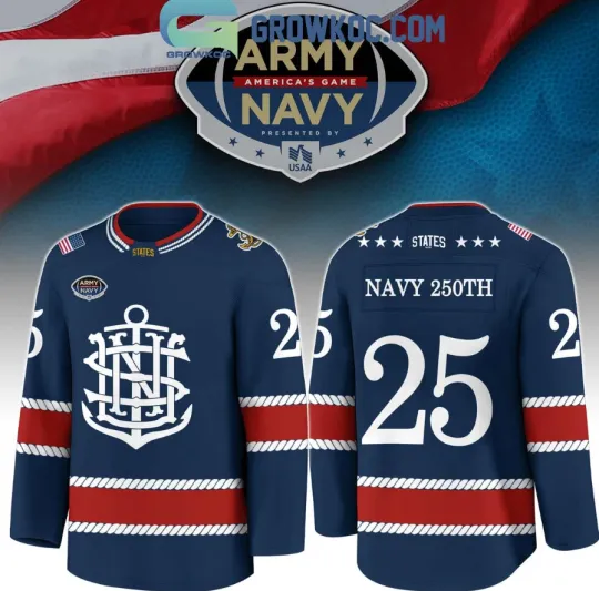 Discover U.S. Navy 250th Anniversary Hockey Jersey