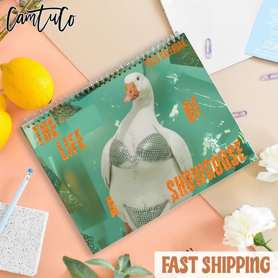 Discover The Life Of A Show Goose Calendar 2026, ShowGoose Meme Calendar, Goose Lovers Gift