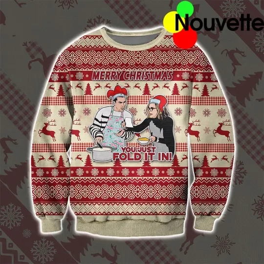 Discover You Just Fold It In Ugly Christmas Sweater