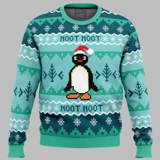 Discover NOOT NOOT Pingu Ugly Christmas Sweater