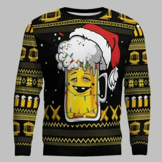 Discover Beer Xmas Ugly Christmas Sweater