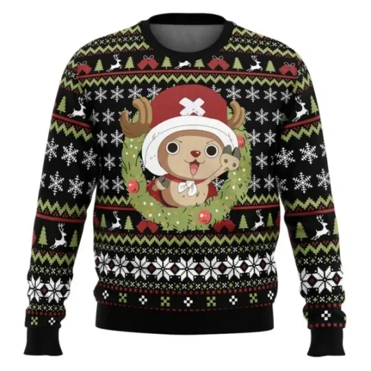 Discover Santa Chopper Ugly Christmas Sweater Black Unise