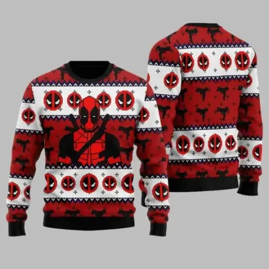Deadpool Ugly Christmas Sweater