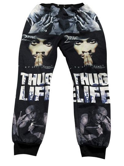Discover Vintage 2Pac Full Print Jogger Pant