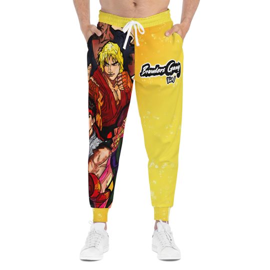 Discover Unisex Brawlers Gang Vol. 1 Joggers  Iconic Fighting Game-Inspired Streetwear for Gamers, Retro Arcade Fans, and Streetwear Enthusiasts