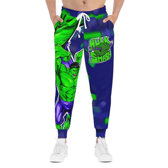 Green Hero Unisex Joggers: Epic Comic Book-Inspired Design, Perfect Blend of Comfort, Streetwear Style, and Bold Urban Fashion for Superfans