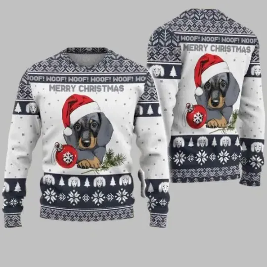 Discover Dachshund Ugly Christmas Sweater
