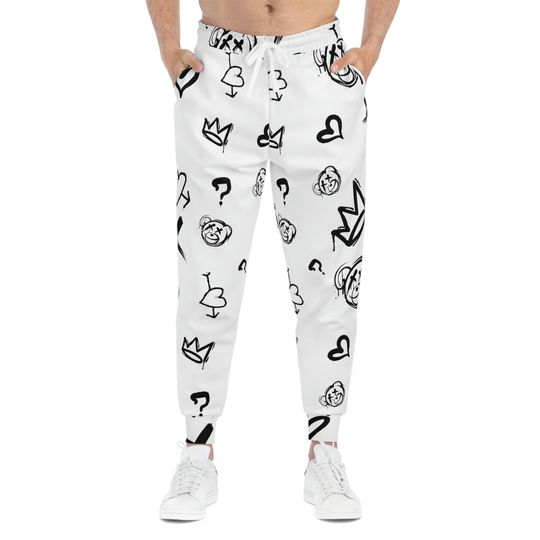 Discover No Love Design White Joggers Pants For Men And Women, Make A Bold Statement With Our Edgy Designs, Add Attitude To Your Style And Wardrobe