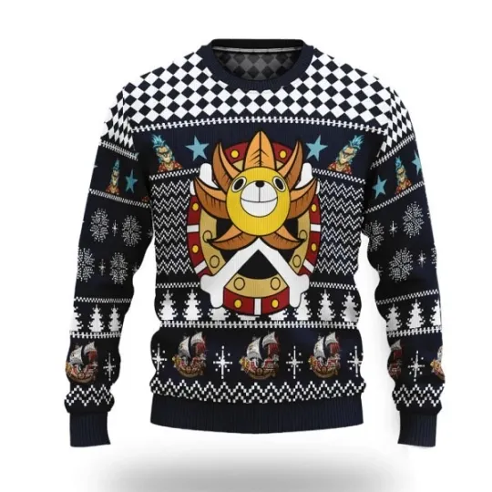 Thousand Sunny One Piece Ugly Christmas Sweater
