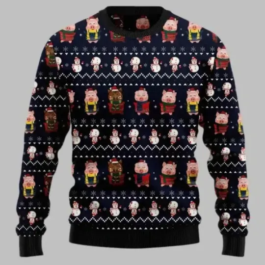 Discover Pigs Cute Ugly Christmas Sweater