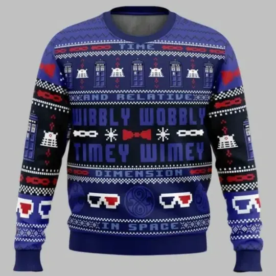 Doctor Who Ugly Christmas Sweater