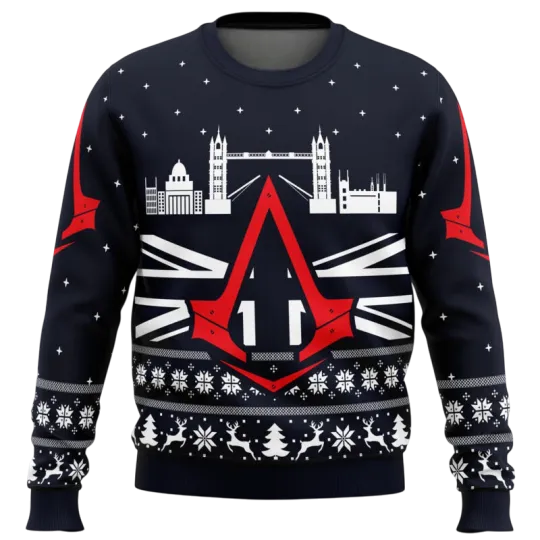 Discover Assassins Creed London Bridge Ugly Christmas Sweater