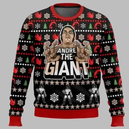 Discover Andre The Giant Ugly Christmas Sweater