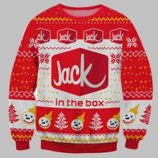 Discover Jack In The Box Ugly Christmas Sweater