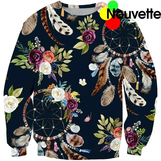 Discover Dreamcatchers And Flowers Ugly Christmas Sweater