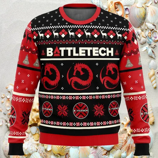 Discover Draconis Battletech Ugly Christmas Sweater