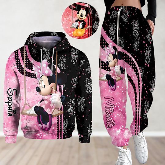 Discover Custom Mickey Mouse Hoodie, Disney Joggers, Minnie Mouse Shirt, Disneyland Shirt, Disneyworld Shirt, Magic Kingdom,Disney Vacation Gift