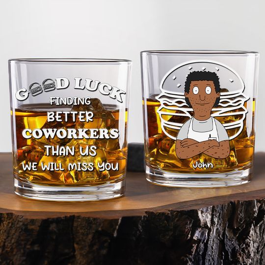 Discover Personalized Gifts For Coworkers Whiskey Glass