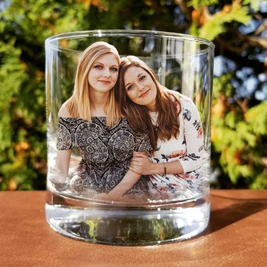 Discover Custom Human Photo For Family Print Rock Glass TA29 890693