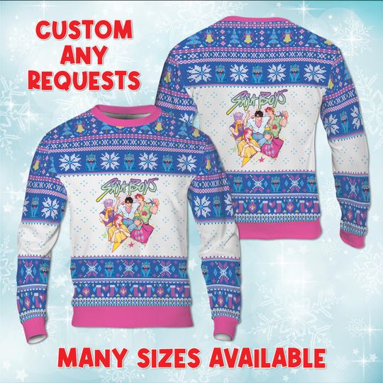 Discover KPop Mira Ugly Christmas Sweatshirt, Zoey Rumi Demon Idol Sweater, Derpy Tiger Christmas Sweater, Christmas Kpop Costume Sweater