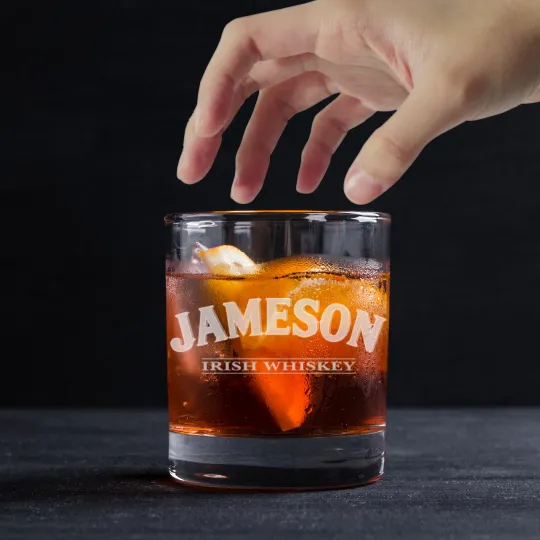 Discover Engraved Jameson Whiskey Glass 11 oz Rocks Glass