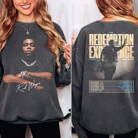 Comfort Colors Rod Wave Sweatshirt The Redemption Experience Tour 2025 Fans Gift Sweatshirt
