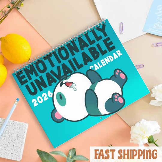 Discover Emotional Calendar 2026, Feelings & Mood Tracker Wall Calendar, Mental Health Self Care Calendar, Emotional Awareness Art, Gift for Her Him