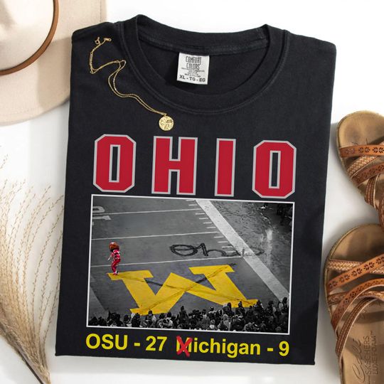 Discover Brutus Ohio State Snow Fan Football Comfort Colors Shirt, Brutus vs Michigan Game Day T-Shirt, Ohio Football, Erase The M Ohio State Rivalry