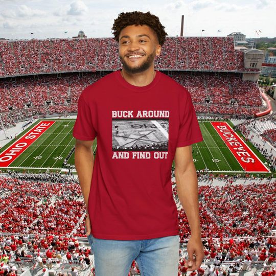 Ohio State Buckeyes T-Shirt, Brutus Michigan End Zone Tee, OSU Football Shirt, Buckeye Fan Gift, College Football Apparel