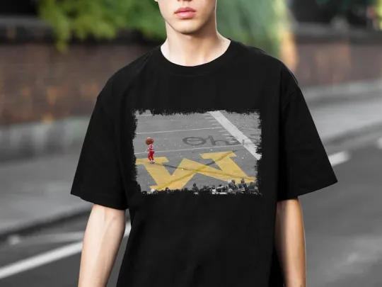 Discover Brutus Ohio State Snow Shirt, Ohio vs Michigan Brutus Crossing Out M, Comfort