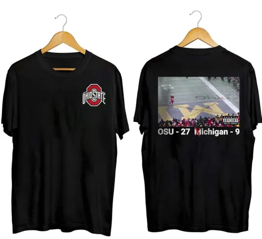 Discover Brutus Ohio Snow Fan Football Double Sided T-Shirt