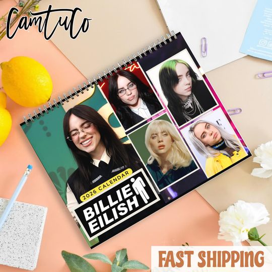 Discover Music Calendar 2026, Fan Gift Calendar, Music Fan Gifts Calendar, Music Calendar, Office Decor, Unique Holiday Gifts