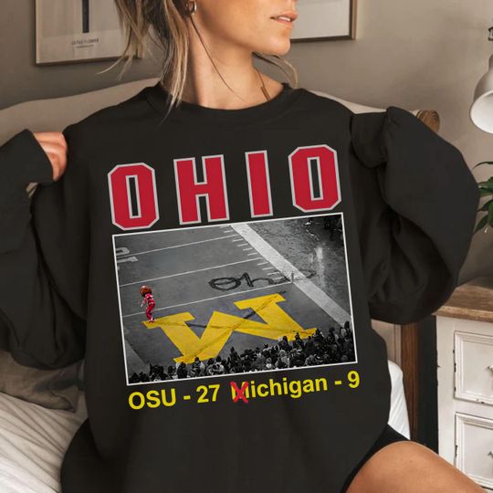 Discover Brutus Ohio State Snow Fan Football Sweatshirt, Brutus vs Michigan Game Day T-Shirt, Ohio Football Shirt, Football Fan Gift