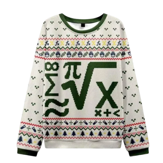 Discover Beauty of Mathematics Ugly Christmas Sweater