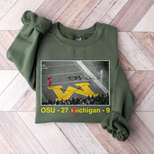 Ohio State Brutus Football Sweatshirt, Michigan Game Day Shirt, College Football Fan Gift