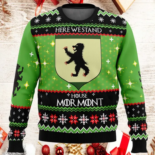 Discover Here Westand House Mormont Ugly Christmas Sweater