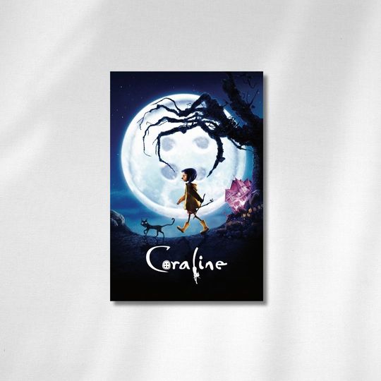 Coraline Poster | Digital Download Wall Art | Printable Cult Animation Movie