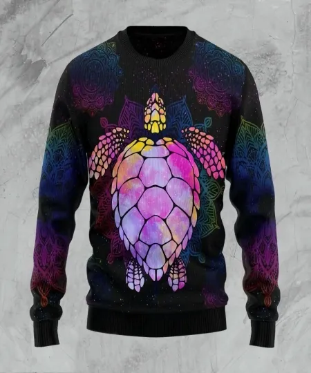 Discover Turtle Ugly Christmas Sweater