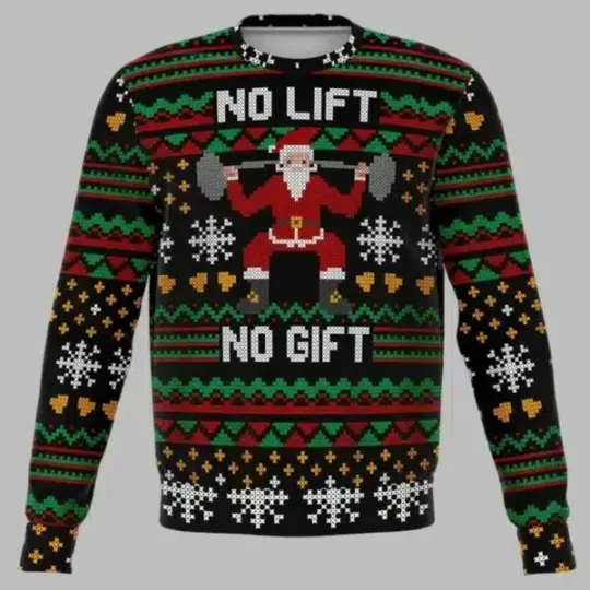 Discover No Lift No Gift Ugly Christmas Sweater
