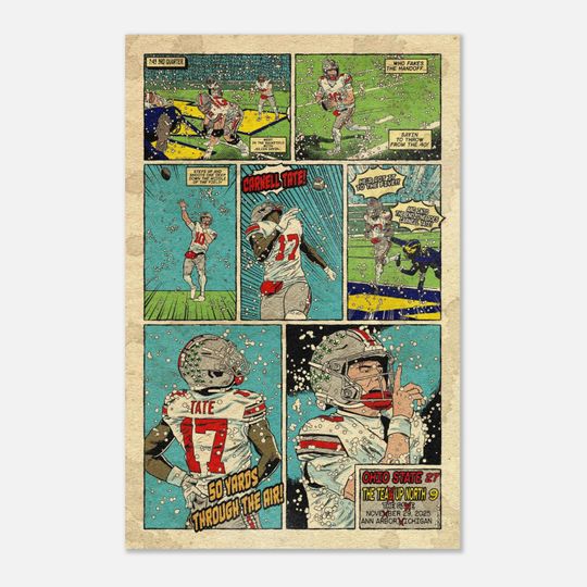 Discover 2025 Good Guys vs Team Up North Comic Book Illustration Poster