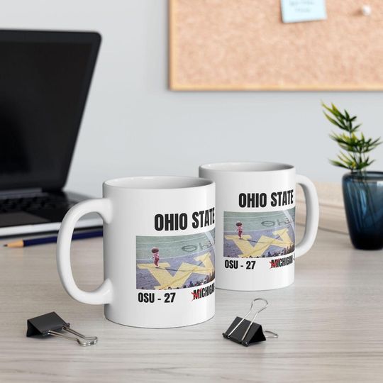 Discover Brutus Ohio State Snow Fan Football Mug, Brutus vs Michigan Game Day Mug Funny Buckeyee OI Snow Mug, Ohio State Rivalry, Gift for Fans