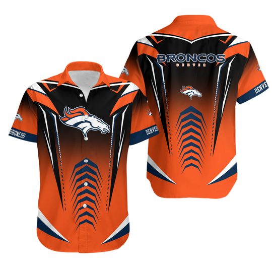 Denver Brôncos Victory Chevron Hawaiian Shirt Summer Aloha, Gift for Fan