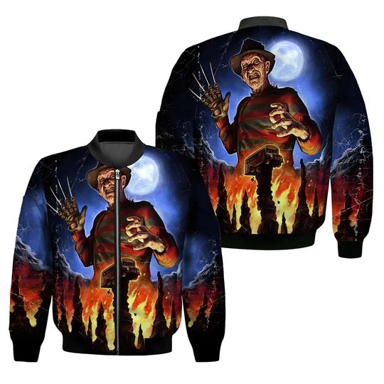 Freddy Krueger Nightmare On Elm Street Gift For Fans Horror Jacket