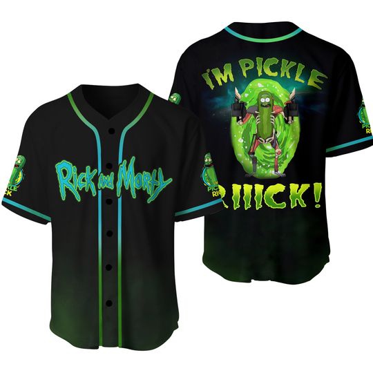 Rick And Rickandmorty 3D Printed Jersey Shirt Best Gift For Fans